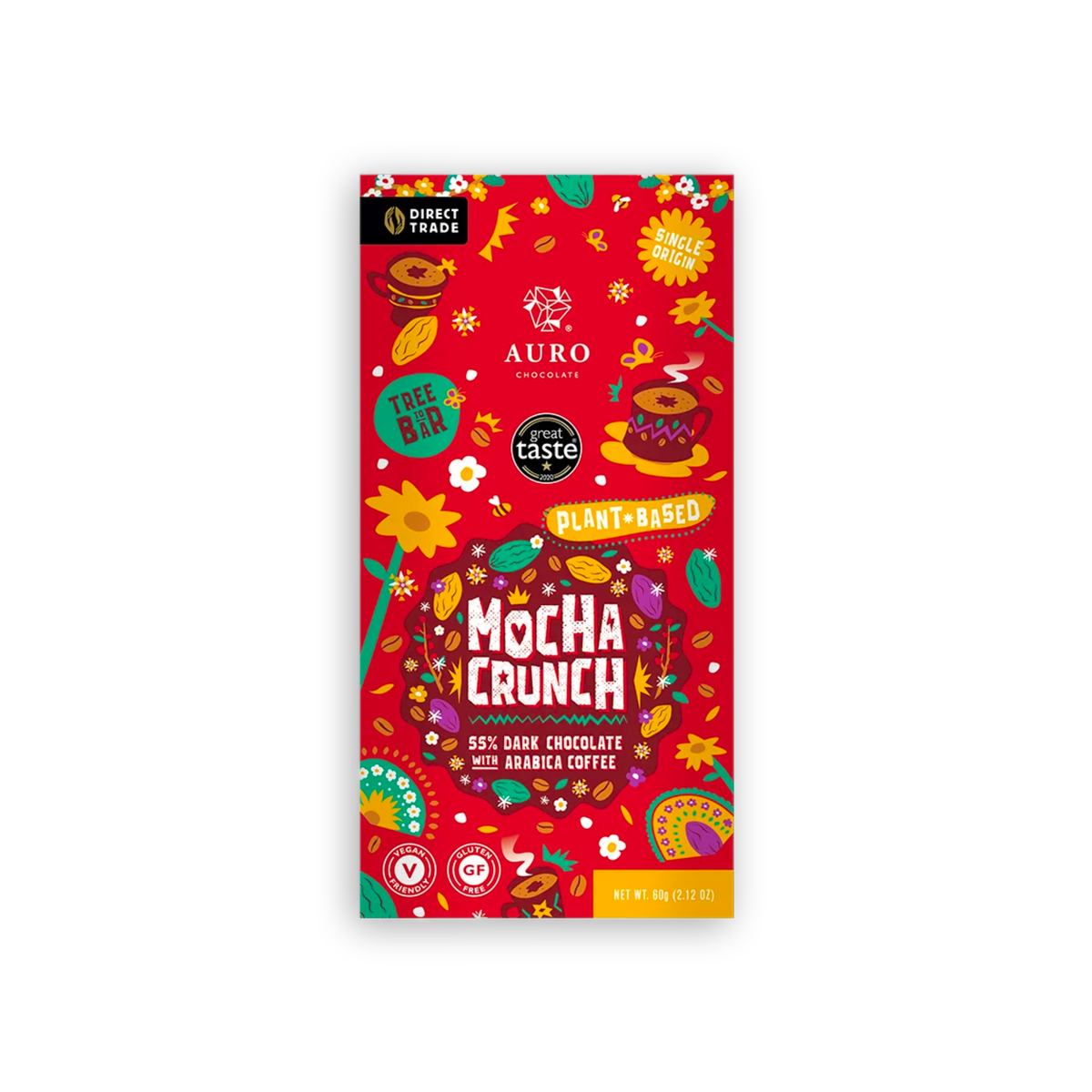 Mocha Crunch with Plant-Based 55% Dark Chocolate
