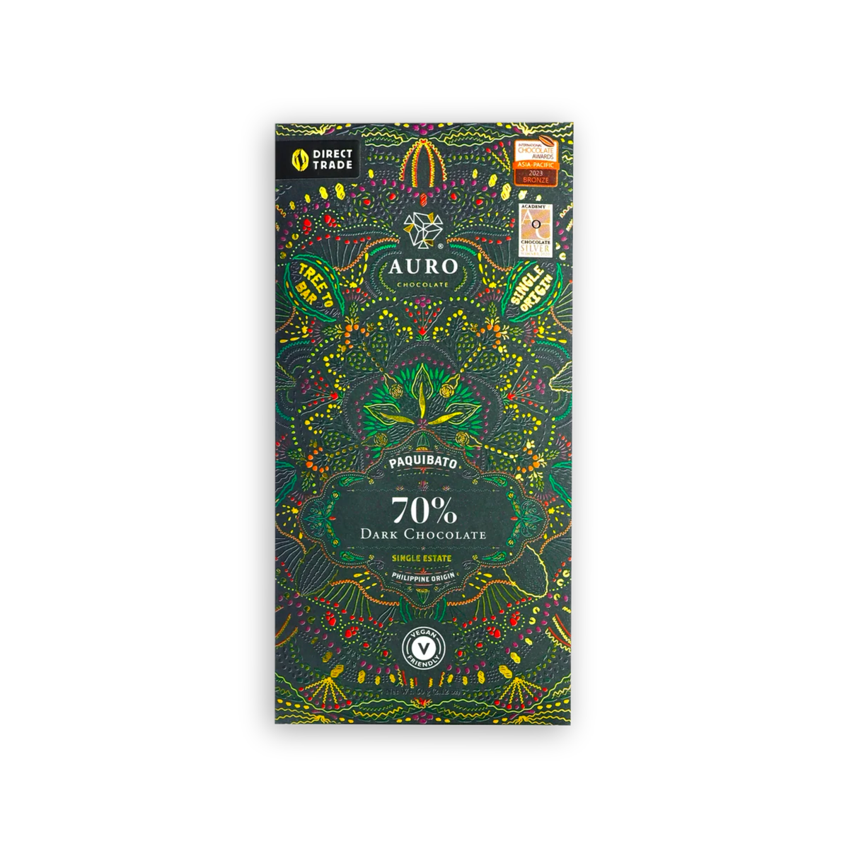 70% Dark Chocolate Paquibato Single-Estate